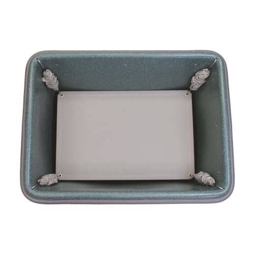 Elevador con Sistema de Resortes de Alambre R&B para Carrito de Polietileno con Protector, Gris